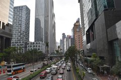 Busy Road in Hong Kong