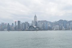 Hong Kong Daytime Skyline From Victoria Harbor