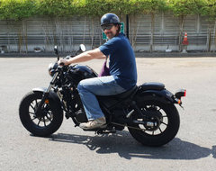 Dom when he was first on his Honda Rebel 500cc