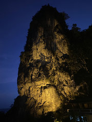 Cliff Face at Night