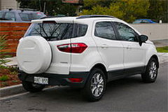 Ford EcoSport back view